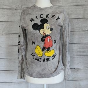 Mickey Mouse tie dye long sleeve shirt